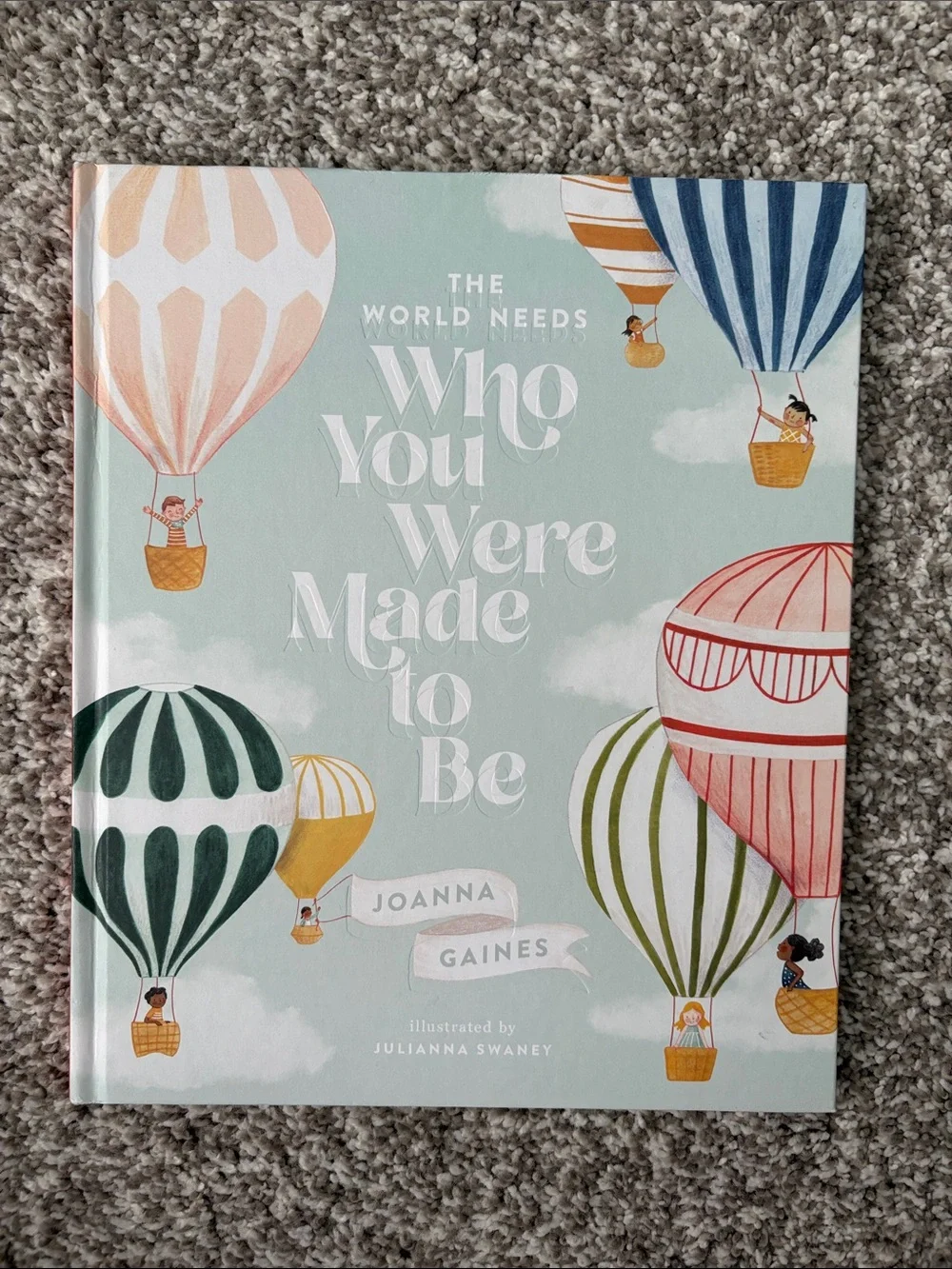 Kids Book - Who You Were Made to Be by Joanna Gaines (Mint/Multicolor)